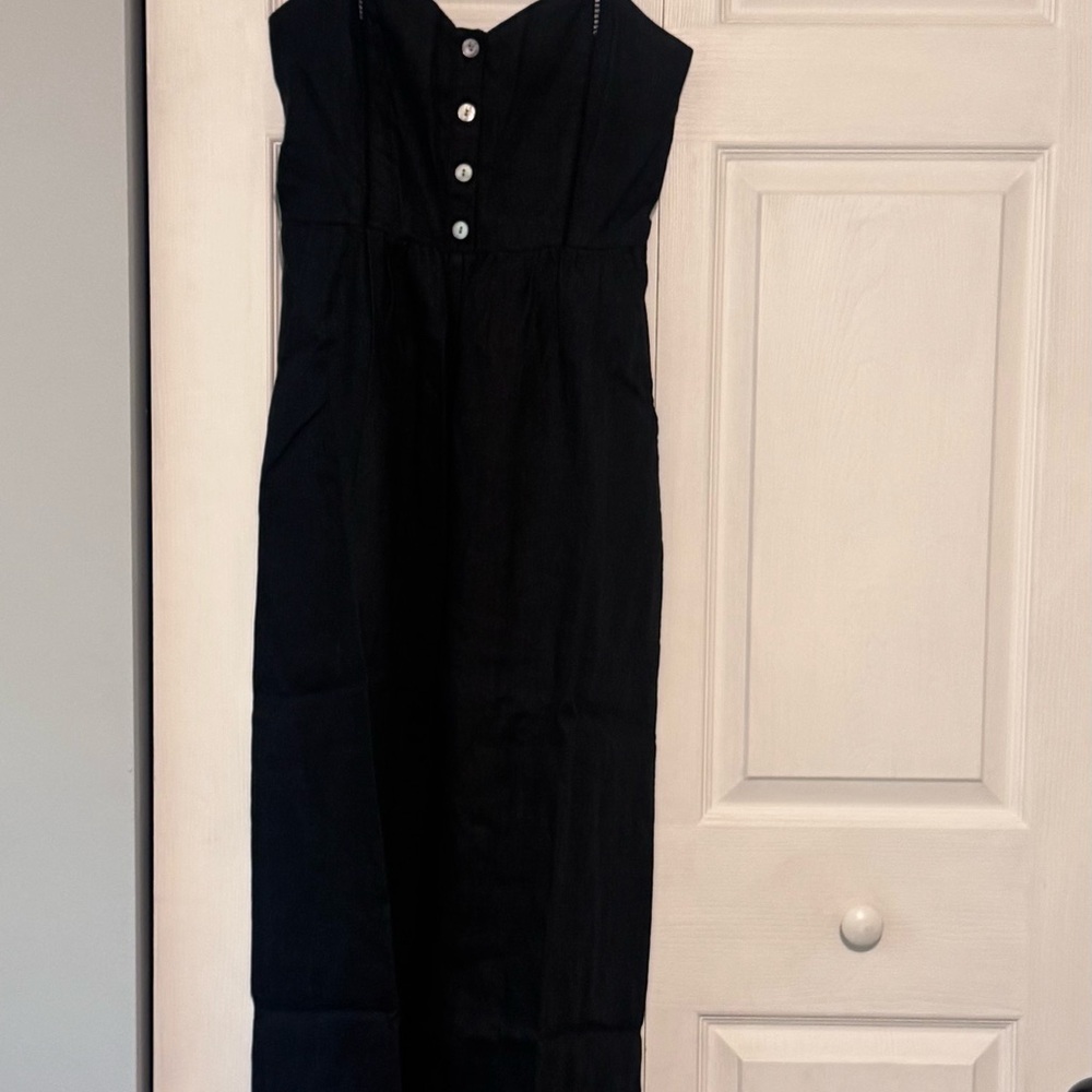 Madewell Wide Leg Linen Jumpsuit - Picture 3 of 7